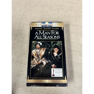 A Man For All Seasons (VHS, 1995) Paul Scofield Brand New Sealed Watermarks